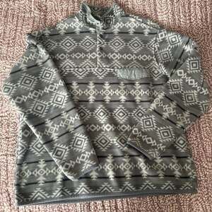 Men's Southern Grit Snap Neck Fleece XL Tribal Printed Pullover Fleece Jacket